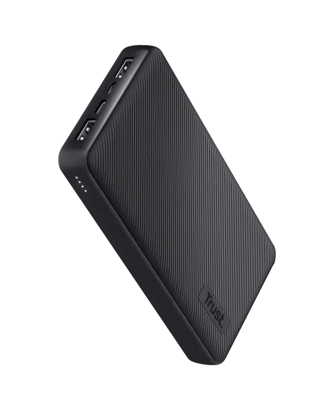 TRUST, 24676, PRIMO ECO, 20000 USB-C micro-USB,3.0A/15W, USB-C, Black.