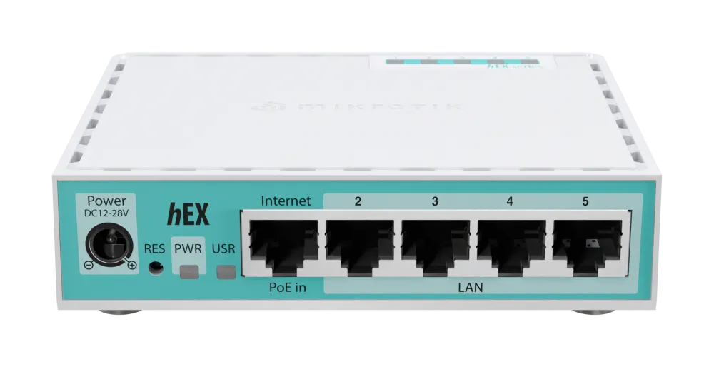 როუტერი - hEX refresh, E50UG, (RB750Gr3 განახლებული) MikroTik