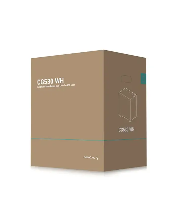 ქეისი Deepcool, CG530 WH, Case White