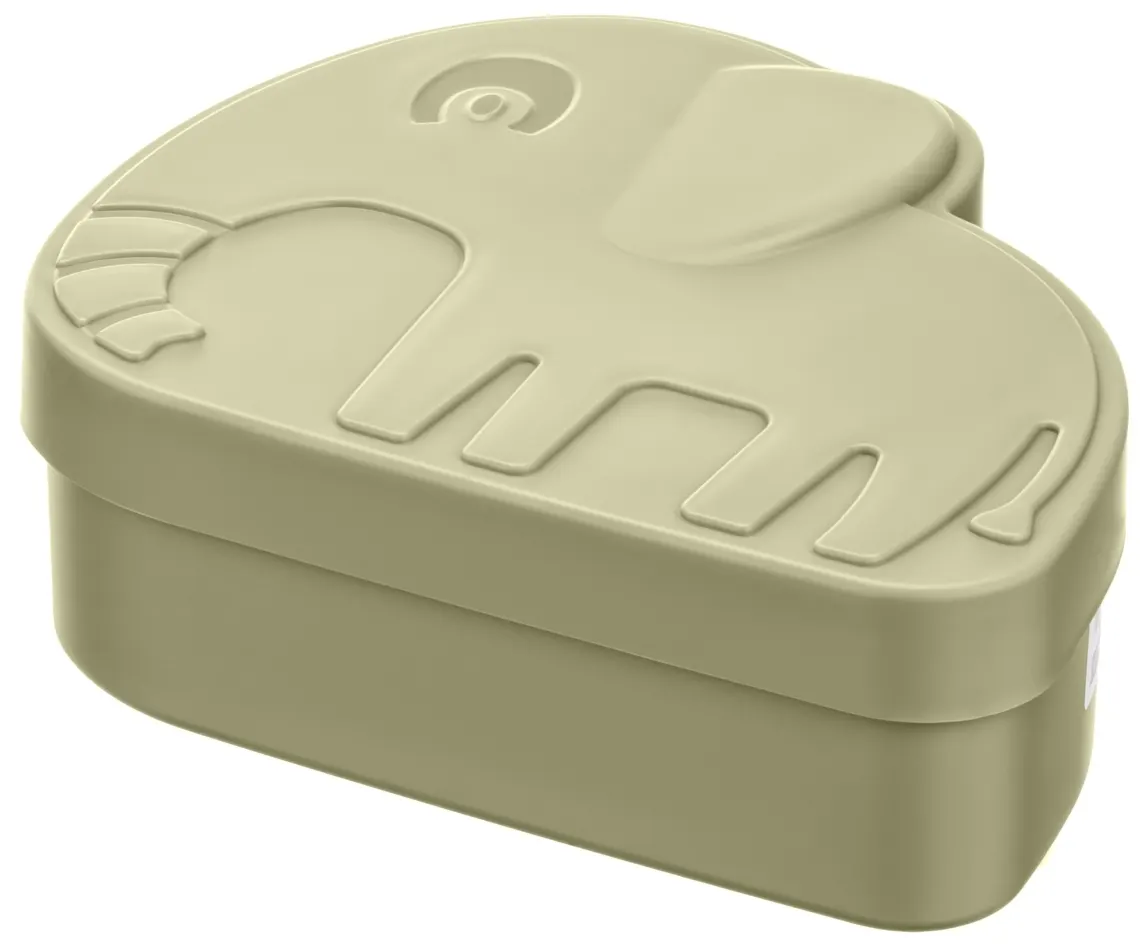 საკვების კონტეინერი ARDESTO Lunch box Fresh Elephant 1l, plastic, green