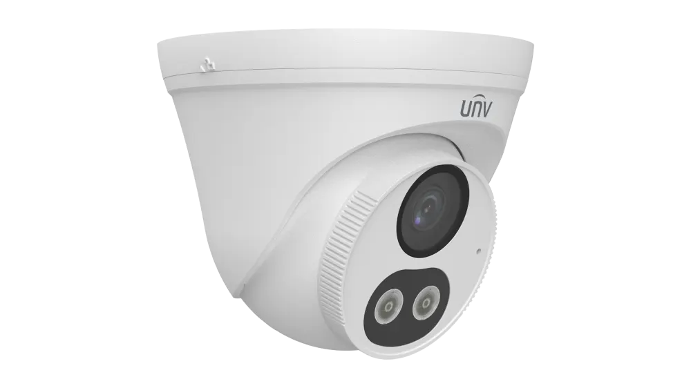 IP კამერა - 8მპ, 2.8მმ, Turret, UMD, Mic, SD, ANR, ColorHunter, Uniview IPC3618LB-ADF28K-DL