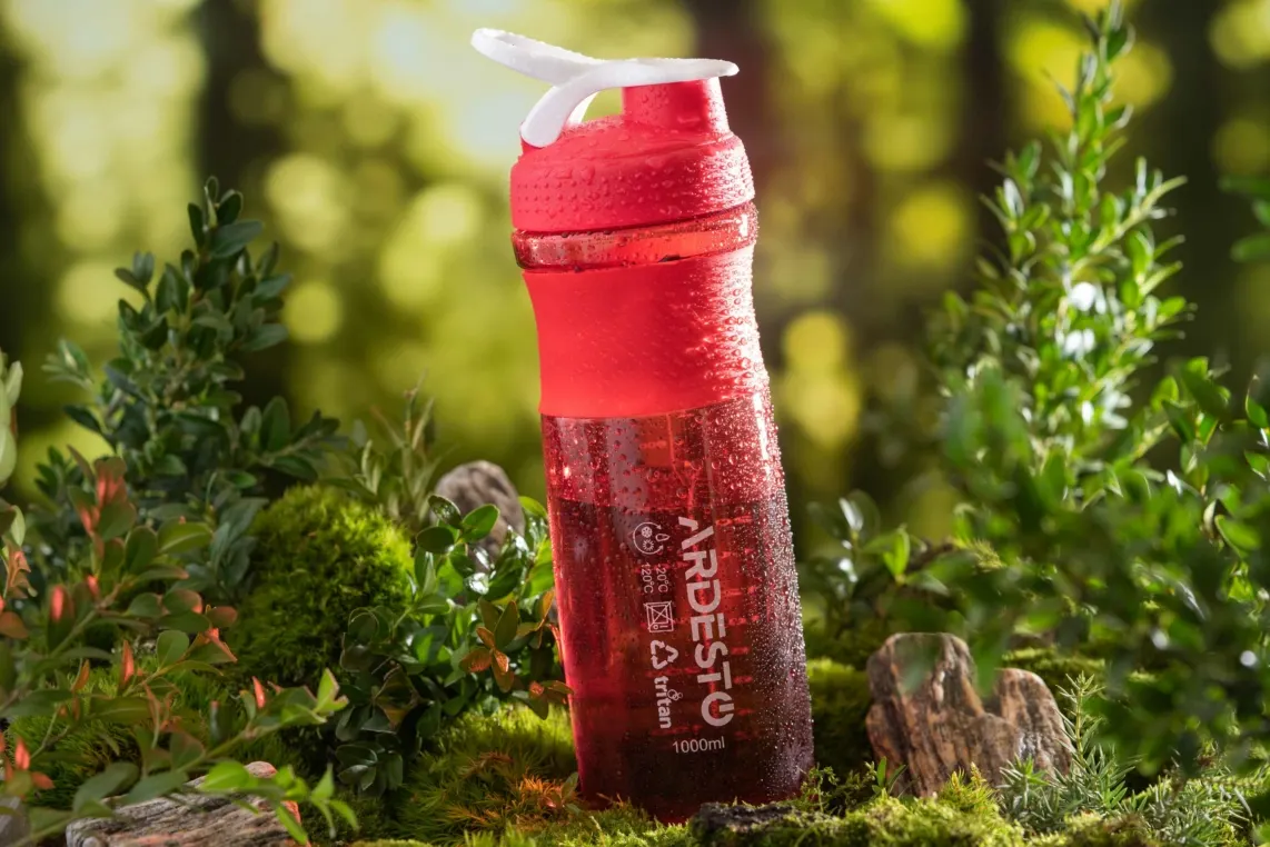 ბოთლი Ardesto Bottle Smart bottle 1000 ml, red, tritan