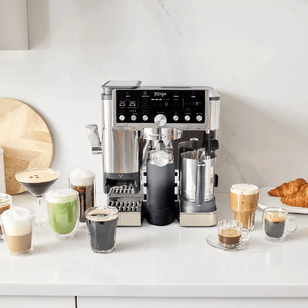 ყავის აპარატი Ninja ES701EU Luxe Café Pro Series, 1650W, 2L, Coffee Machine, Black/Stainless Steel