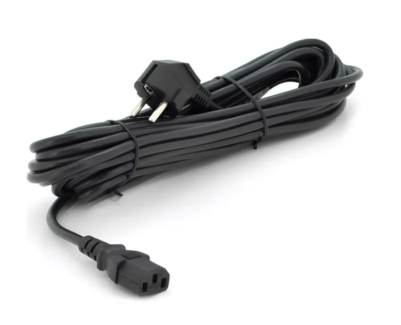 დენის კაბელი Europe 10A PDU AC Power Cable,2.0m,3*0.75mm^2,Black, C14-250V10ASM,H05RR-F 3*0.75mm^2B, C15-250V10ASF