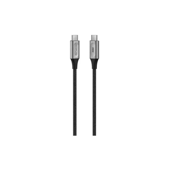 Type-C კაბელი EcoFlow Rapid Pro USB-C to USB-C 1.8m 240W Black/Grey