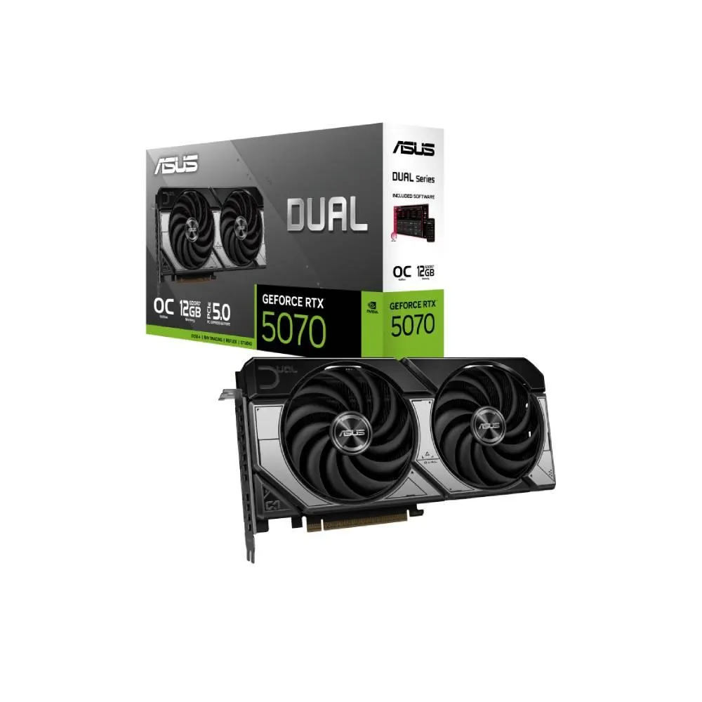 ASUS Dual GeForce RTX™ 5070 12GB GDDR7 OC