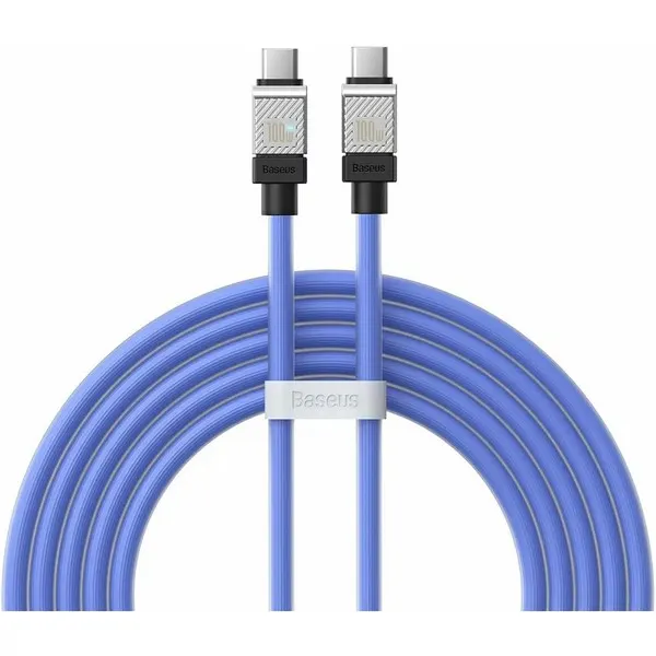 Type-C კაბელი Baseus Coolplay USB-C to USB-C 2m Blue