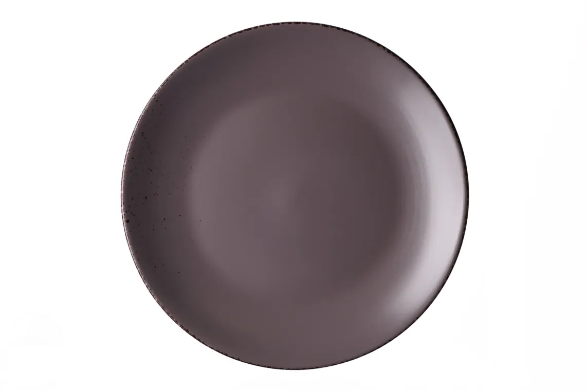 თეფში Ardesto Dessert plate Lucca Grey brown, 19cm, ceramics, brown