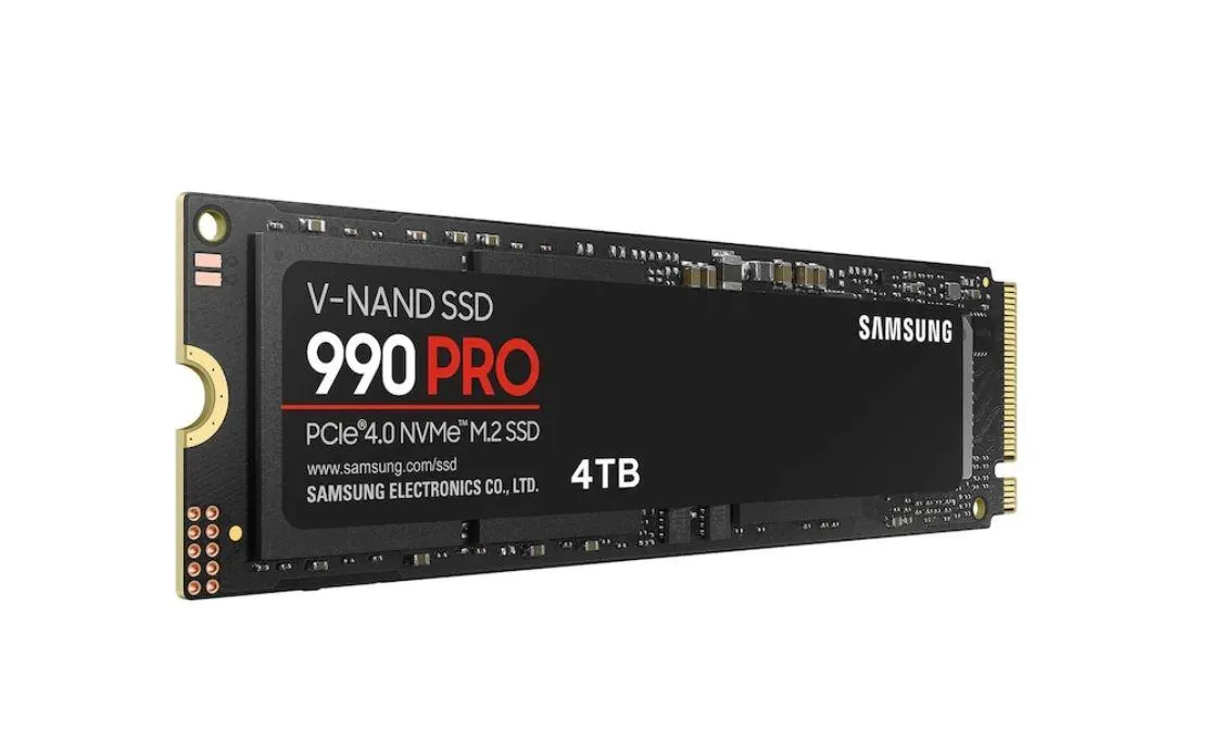 SAMSUNG, 990 PRO w/Heatsink NVMe™ M.2 SSD 4TB, PCIe Gen 4.0.