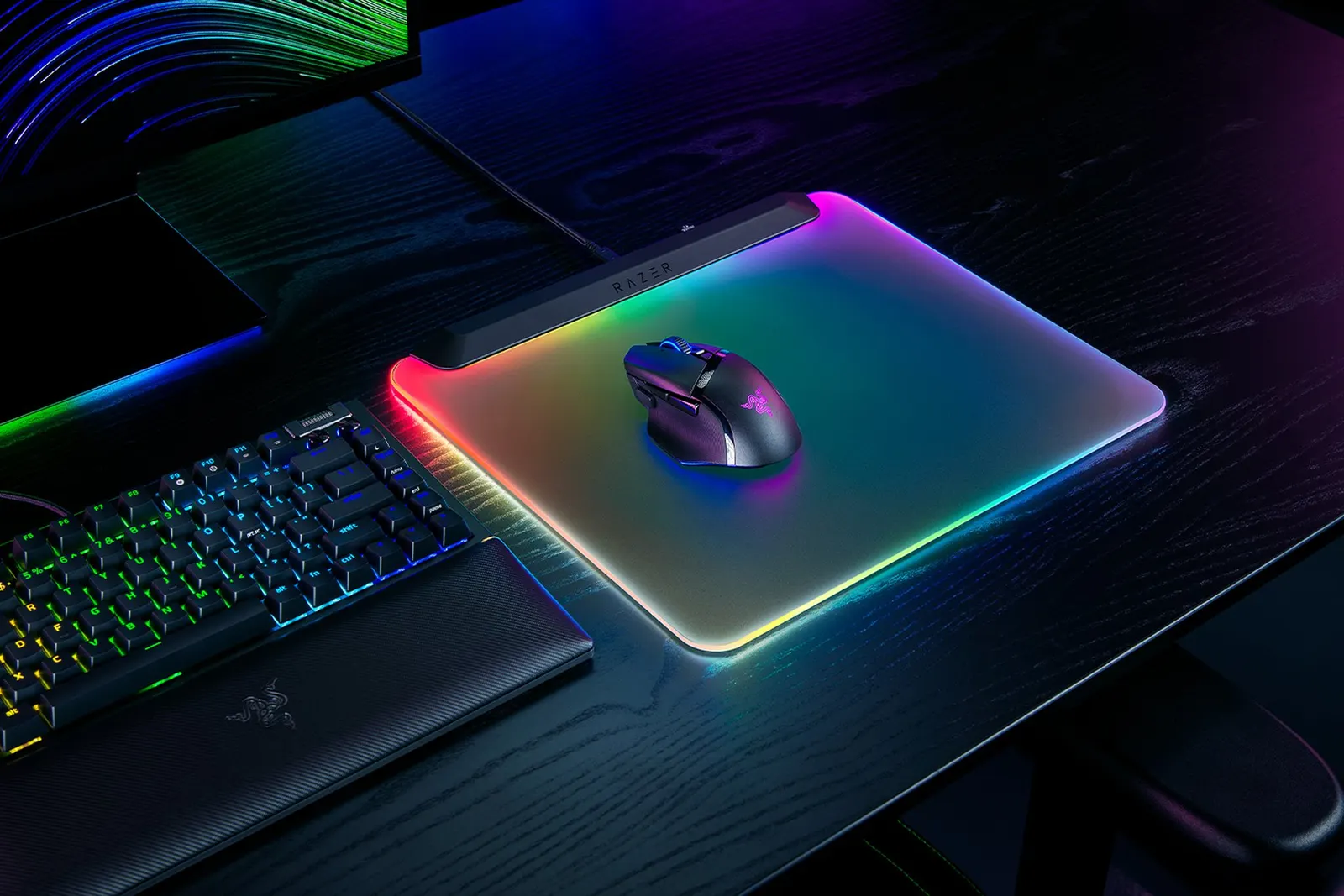 მაუს პადი Razer Mouse Pad Firefly V2 Pro, M (360x278x4.6mm), RGB, black