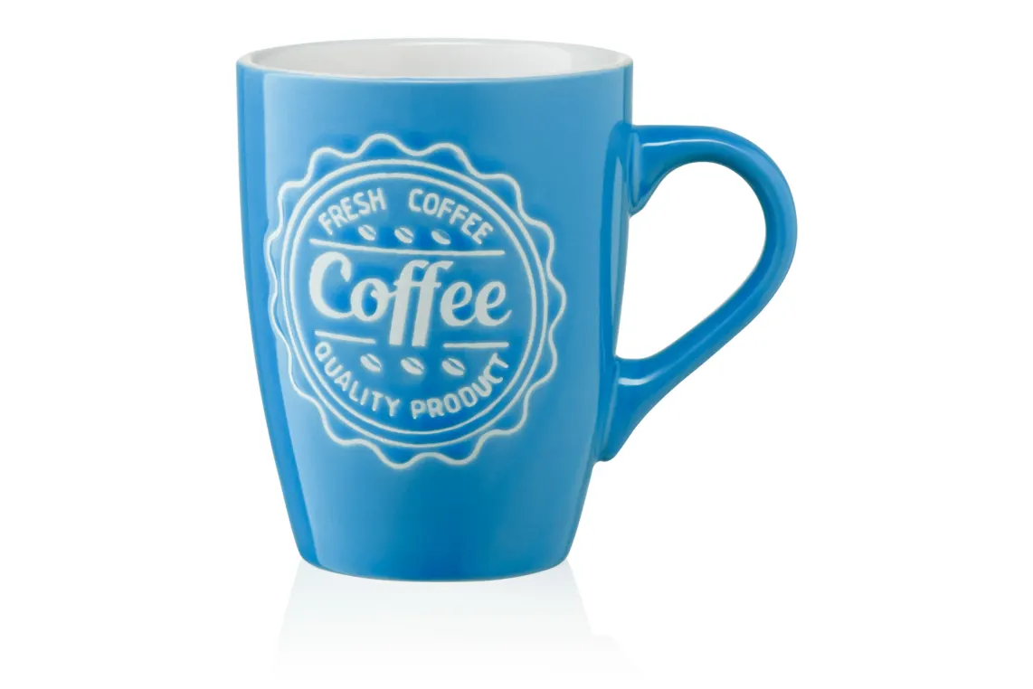 კათხა Mug ARDESTO With love 330ml, ceramics, blue