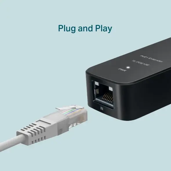 PoE ადაპტერი TP-Link, TL-POE10E, Fast Ethernet PoE+ Extender