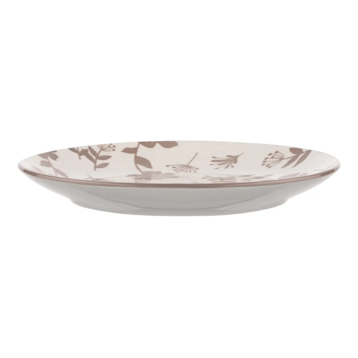 Dessert plate ARDESTO Ravenna, 19cm, porcelain, white-beige