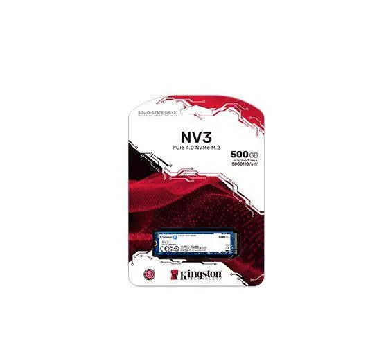 Kingston, NV3 PCIe 4.0 NVMe SSD, 500G, 2280 PCIe.