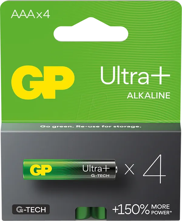 ელემენტი PCA24UP178, GP, Battery, AAAx4, 1.5V, LR03, Ultra Alkaline.