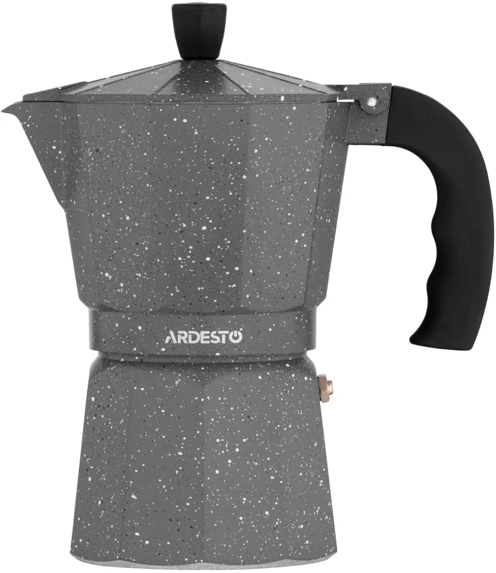 ყავადანი Ardesto Coffee Maker Gemini Molise, 0.15l, 3 cups, aluminum, grey