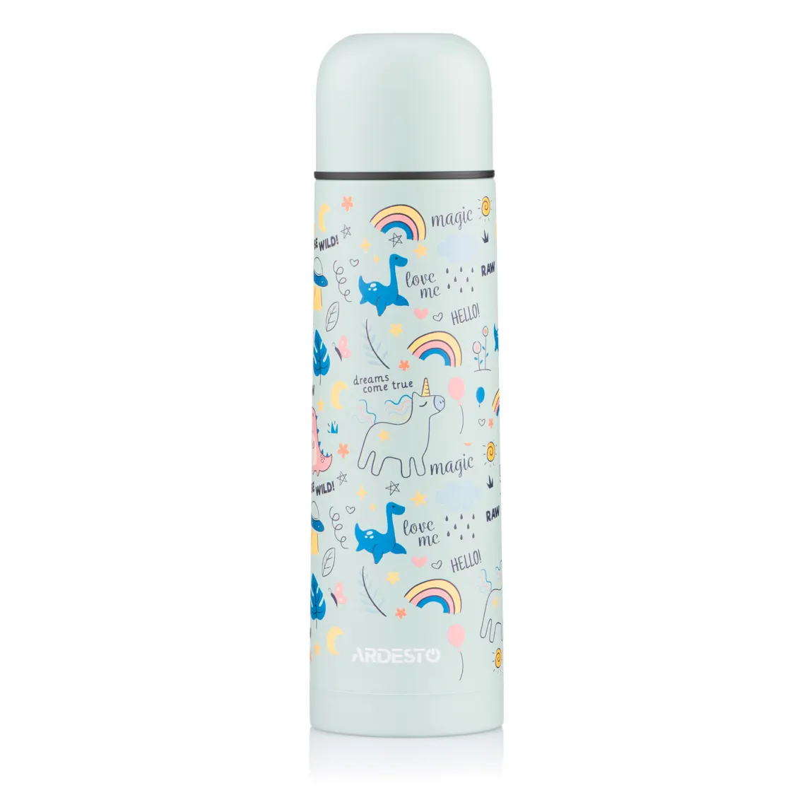 თერმოსი Ardesto Vacuum flask Magic 500ml, stainless steel, grey
