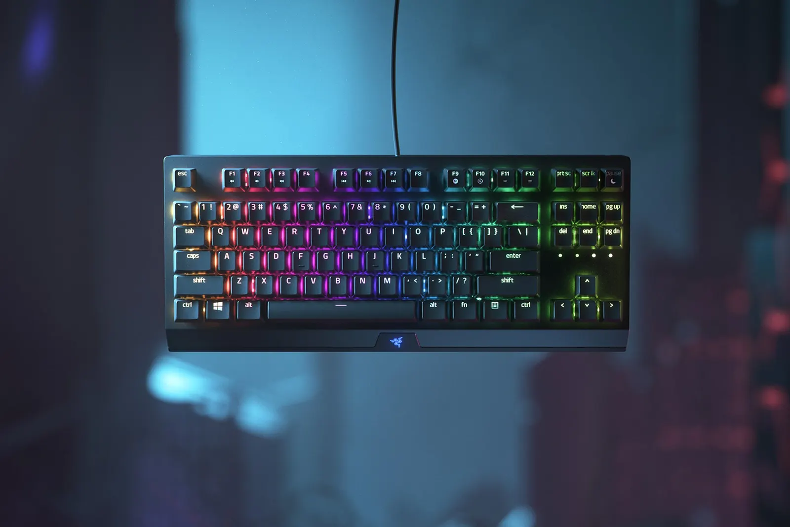 კლავიატურა Razer Keyboard BlackWidow V3 TKL RGB 94key Green Switch USB EN Black