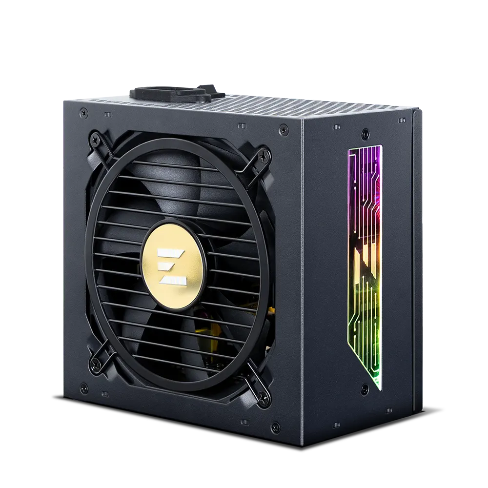 Zalman PSU Teramax 2 View (1200W) 99%, 80+ Gold, 120mm, 1xMB 24pin(18+10), 2xCPU(4+4 pin), 3xMolex, 12xSATA, 4xPCIe 8pin(6+2), 1xPCIe GEN5 16pin, 1x