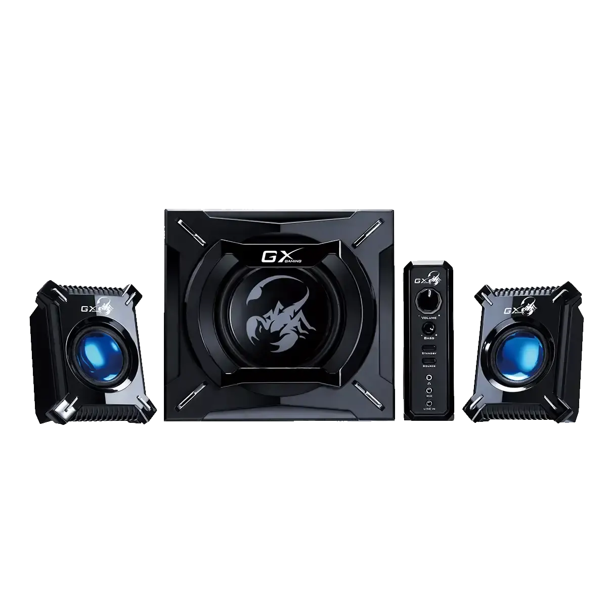 Genius, SW-G2.1 2000 II Gaming speaker Black