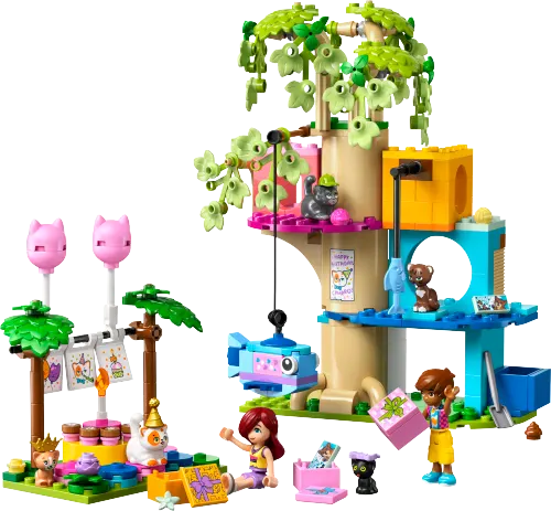 LEGO Friends Cat Birthday Party & Tree House 42666