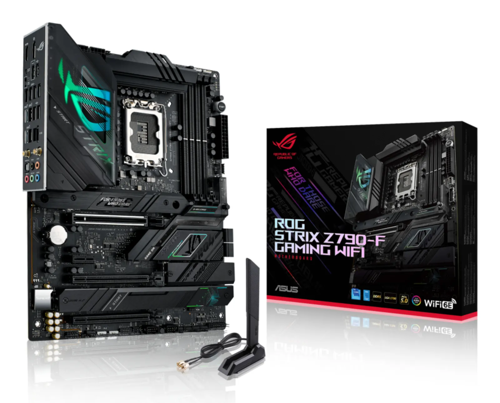 დედაპლატა ASUS Motherboard ROG STRIX Z790-F GAMING WIFI s1700 Z790 4xDDR5 M.2 HDMI DP Wi-Fi BT ATX