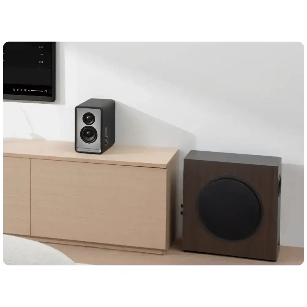 საბვუფერი Edifier T5s, 70W, RCA, Powered Subwoofer, Brown