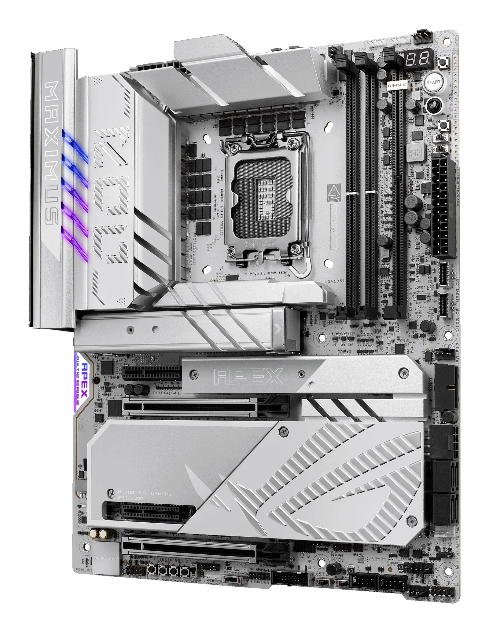 დედაპლატა ASUS Motherboard ROG MAXIMUS Z890 APEX s1851 Z890 2xDDR5 M.2 Thunderbolt DP Wi-Fi BT ATX