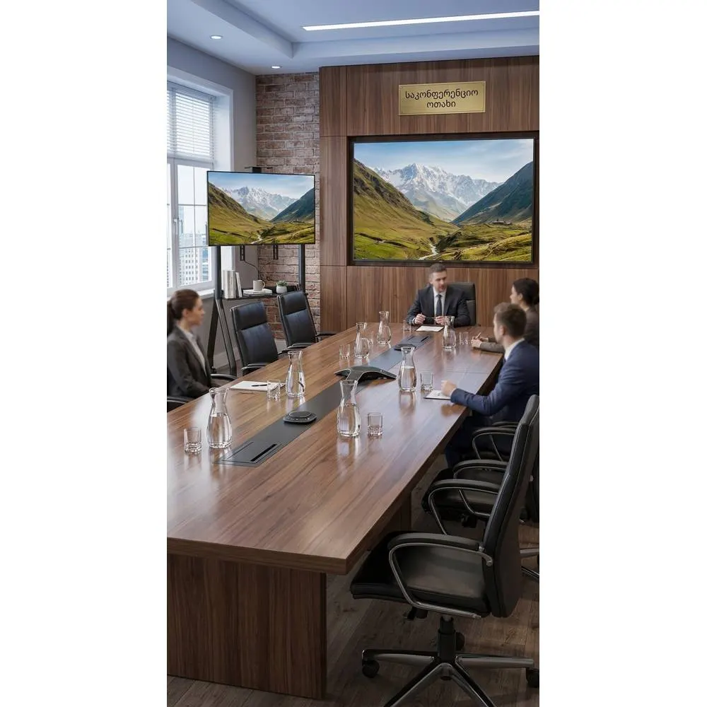 AllScreen TR42, 42"-86", TV Mount With Roller, Black
