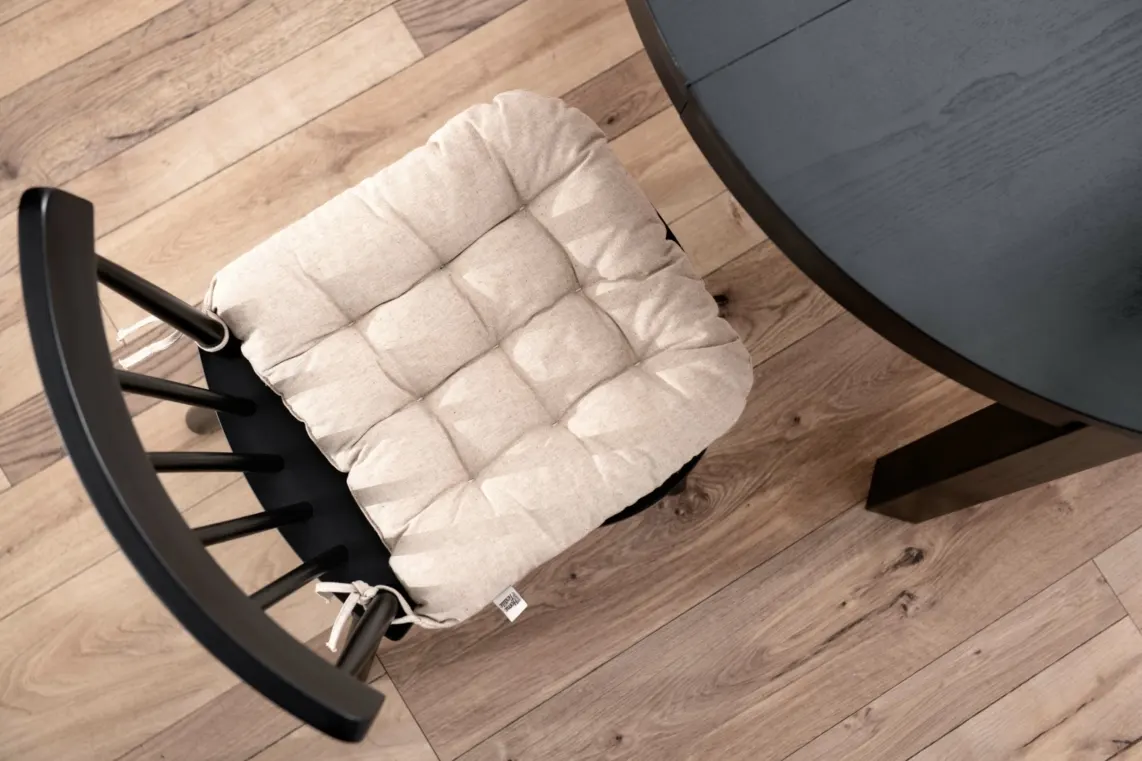 Ardesto Sitpad Oliver, 40x40cm, 100% cotton, filling: 50% holofiber, 50% pp, beige