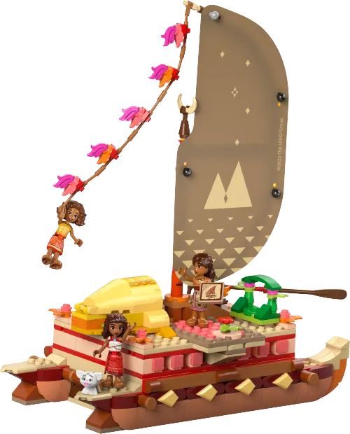 კონსტრუქტორი LEGO Disney Princess Moana's Adventure Canoe 43270
