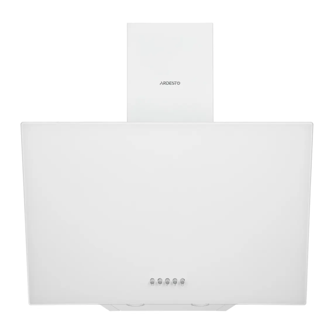 გამწოვი Ardesto Hood Inclined hood, 60cm, 900m3h, glass, 2x1W LED, button, white