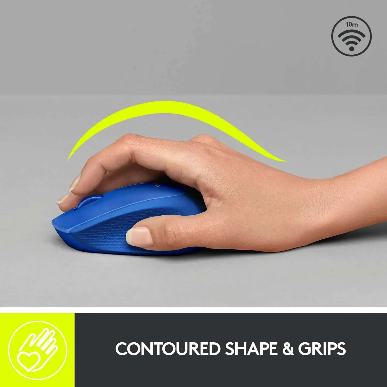 მაუსი logitech, M280, Mouse Blue