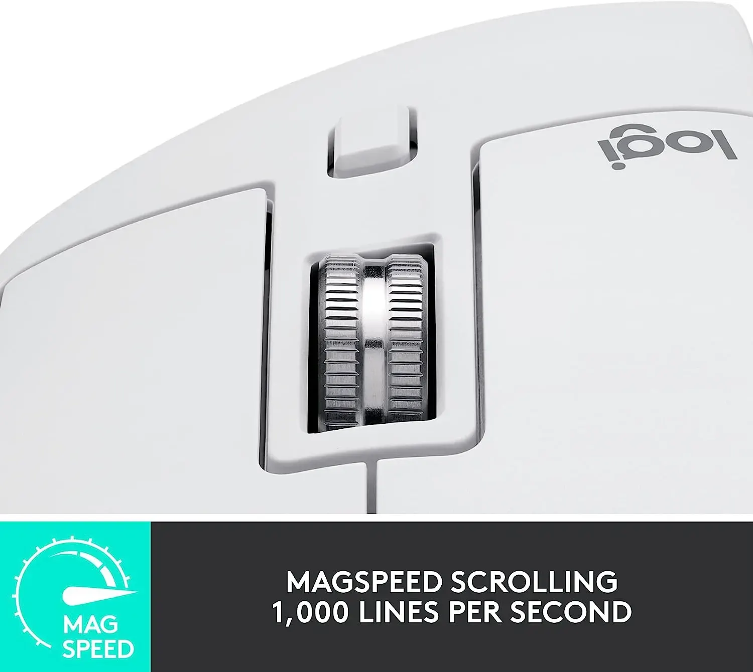 logitech, MX Master 3S, Mouse PALE GREY
