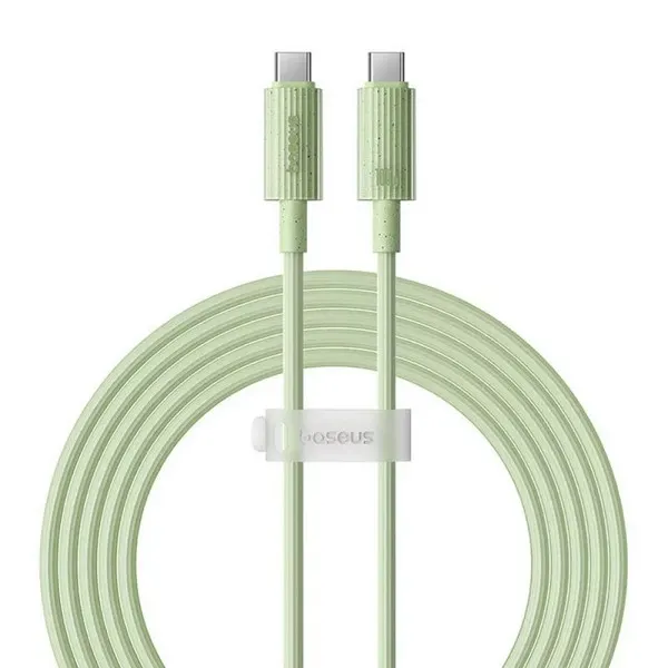 Type-C კაბელი Baseus Habitat USB-C to USB-C 2m Green