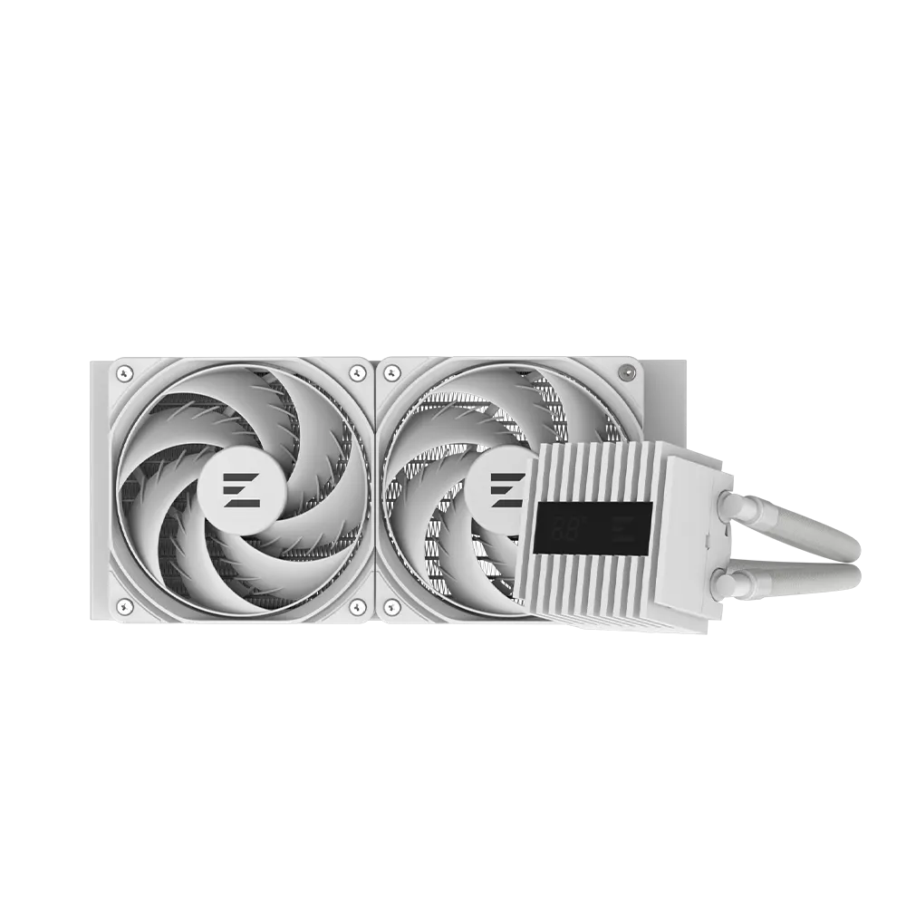 ქულერი Zalman LCS Alpha 2 A24 ARGB, LGA1700, 1200, 115x, AM5, AM4, TDP 320W, white