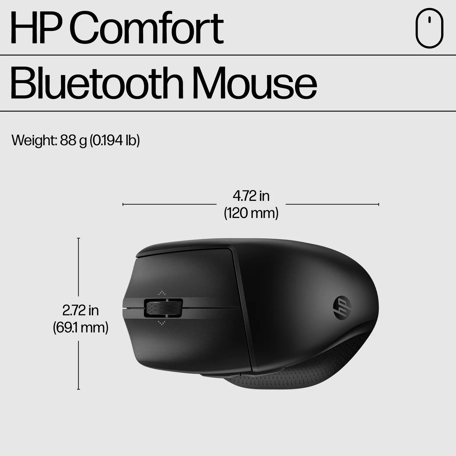 მაუსი HP 480 Bluetooth Black