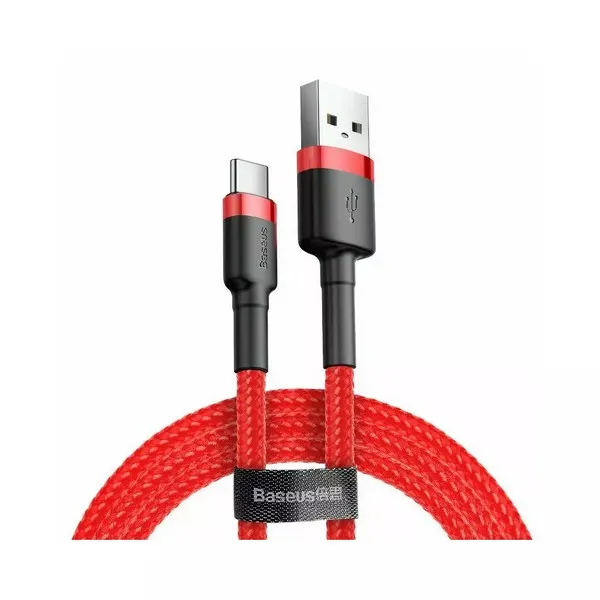 Type-C კაბელი Baseus USB to USB-C 2m Red