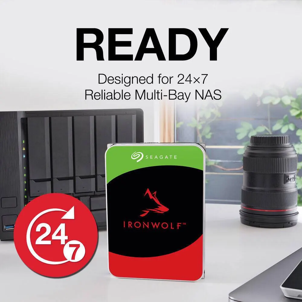 6TB Seagate IronWolf NAS (ST6000VN006) (SATA 3.0-600)