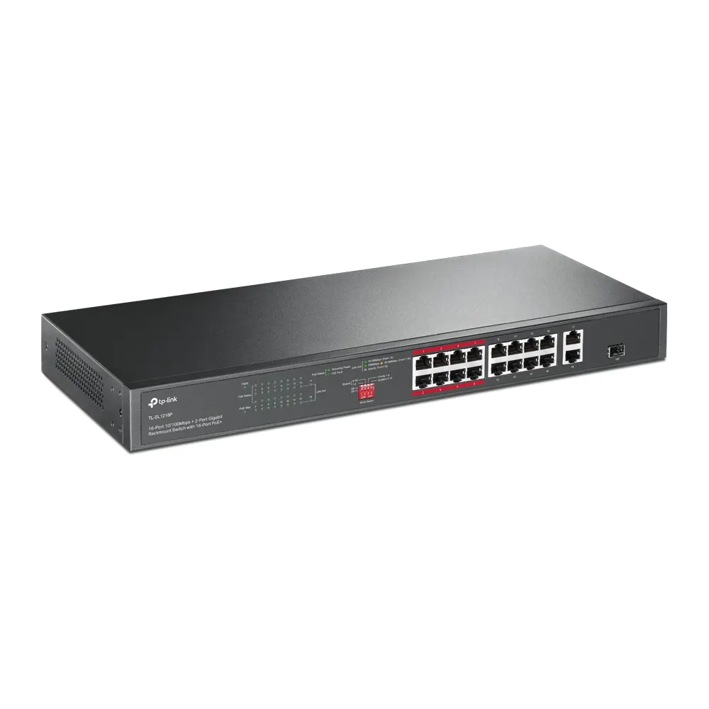 სვიჩი TP-link TL-SL1218P Unmanaged Switch PoE+