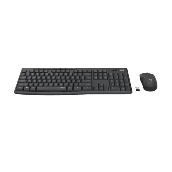 logitech, MK295, Keyboard + Mouse (EN/RU) (Combo) Black