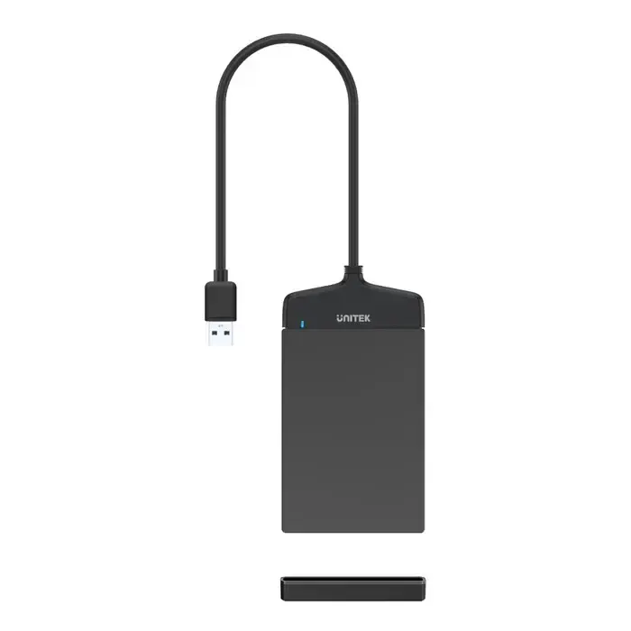 დისკის ყუთი Y-1096, UNITEK USB USB-C 5Gbps To SATA 6G Adapter, Black