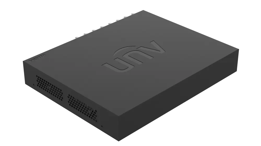ჰიბრიდული ჩამწერი 16 არხი 1 მყარი დისკი Uniview XVR301-16F