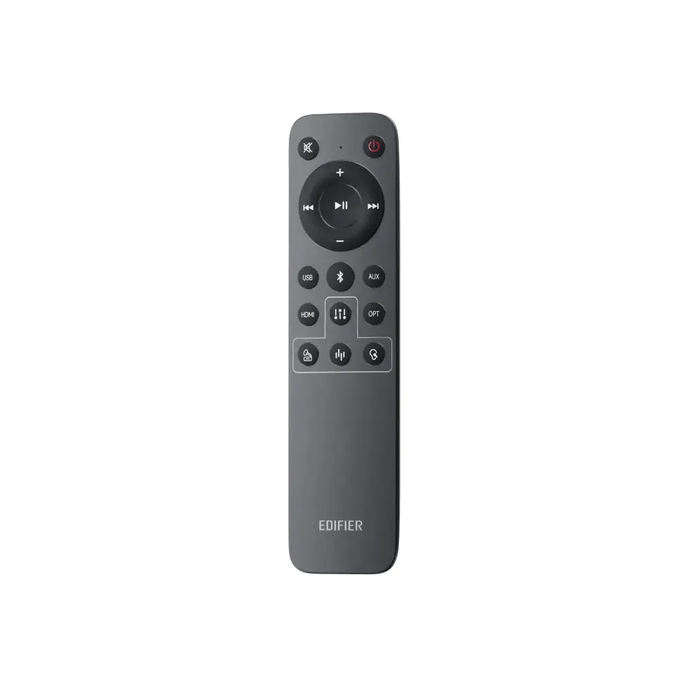 Edifier M90, 100W, HDMI eARC, Optical, Type-C, AUX, Bluetooth, Compact Active Speaker, Black