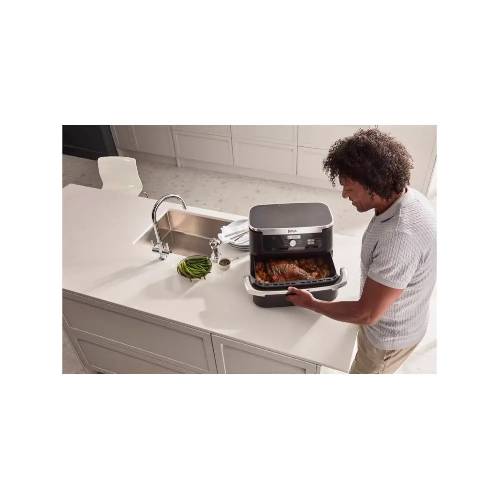 აეროგრილი Ninja AF500EU, 2470W, 10.4L, Air Fryer, Black/Silver