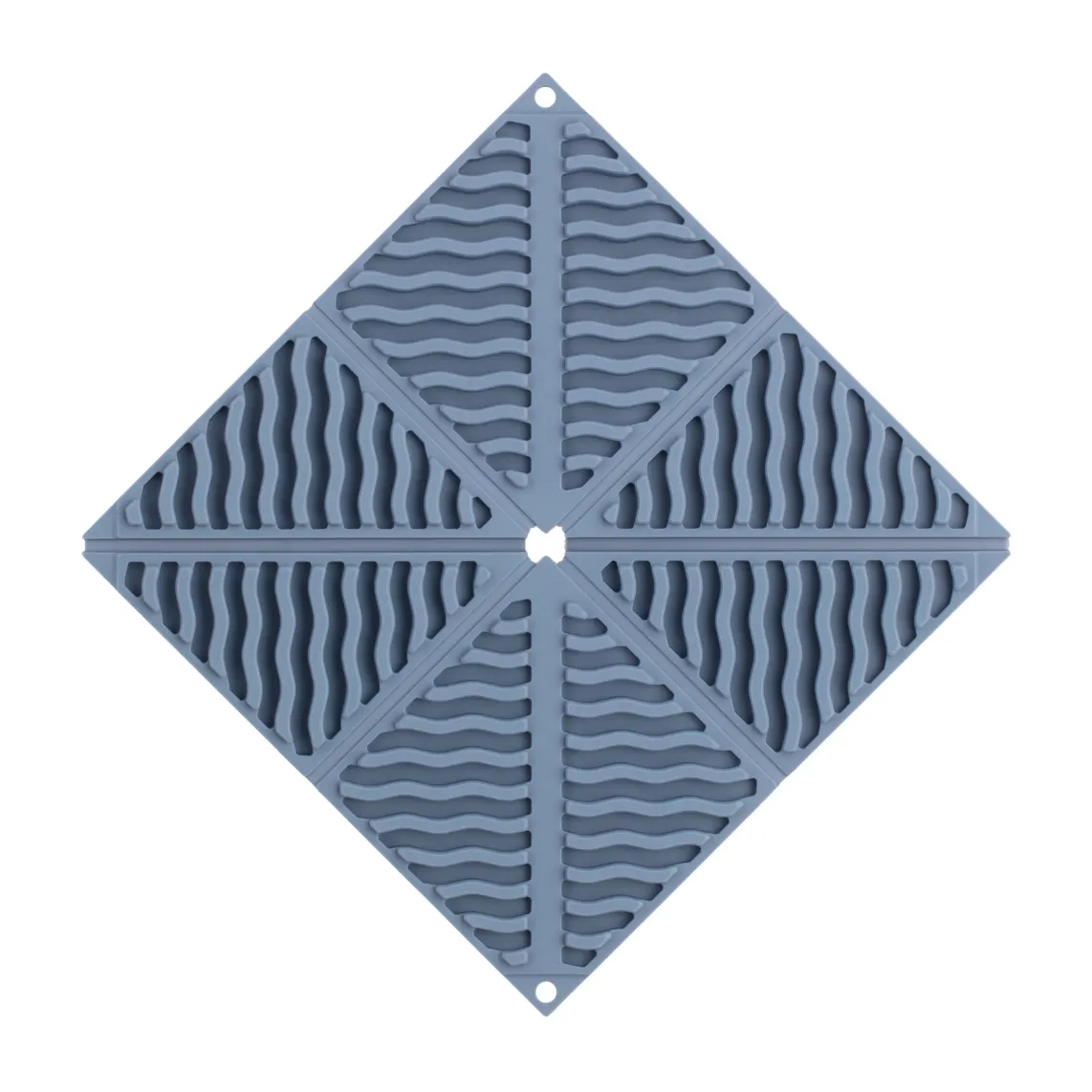 Ardesto Trivet Gemini, 16.5x16.5x1.7cm, silicone, blue