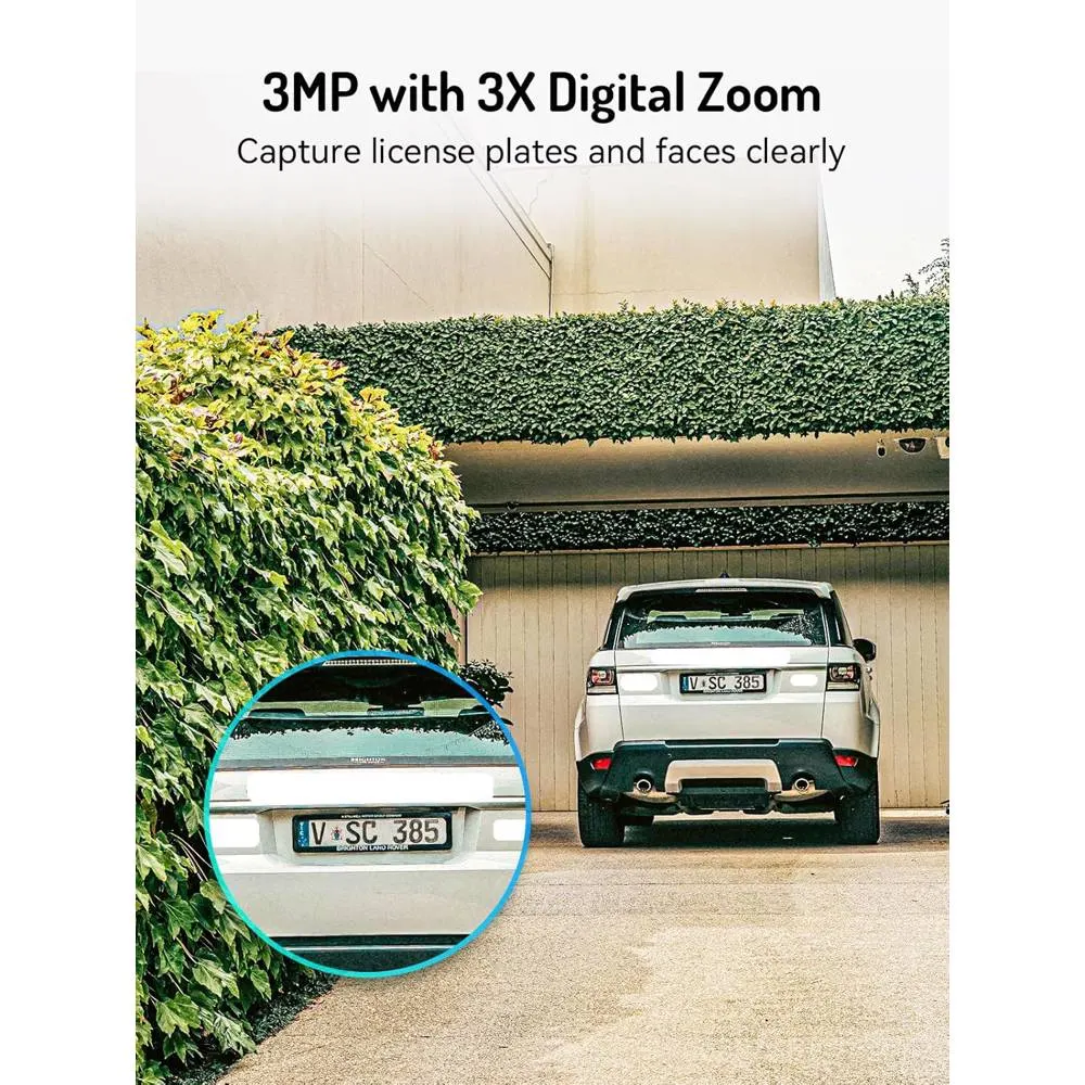 ვიდეო სათვალთვალო კამერა Blurams E20C, 3Mp, Solar Wireless 2K PTZ Security Camera, White