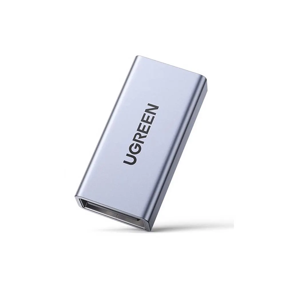 USB ადაპტერი UGREEN US381 (20119) USB 3.0 Type A Female to Female Adapter, Gray