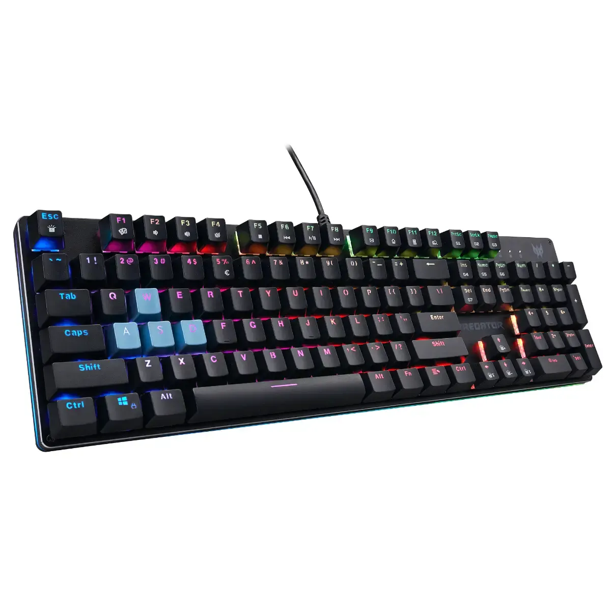 კლავიატურა Acer Predator Aethon 303, PKW200, USB, Black, retail pack, US int
