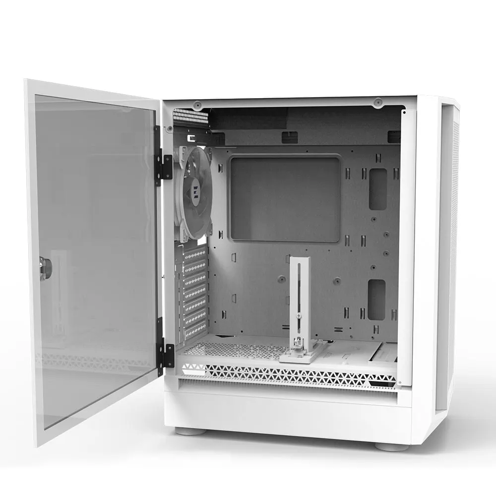 Zalman PC case I6 without PSU, 1xUSB3.0, 1xUSB2.0, 1xUSB Type-C, 4x140mm RGB, VGA 355mm, LCS ready, TG Side Panel, ATX, white